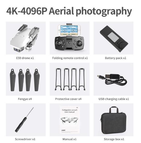 Professional Quadcopter E59 with 4K Camera-Bieg's Products