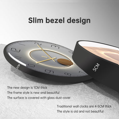 Nordic Minimalist Quartz Clock