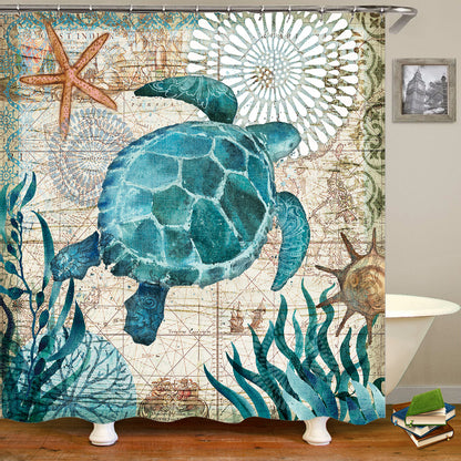 Sea World Style Shower Curtain
