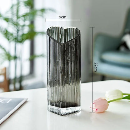 Creative Light Luxury Glass Ornaments for Living Room Decor