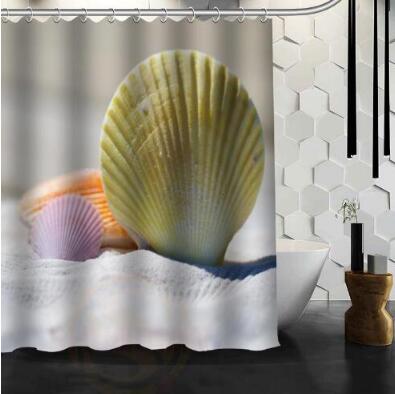 Beach Spa Waterproof Shower Curtain