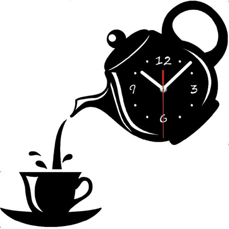 Fashion Teapot Wall Clock