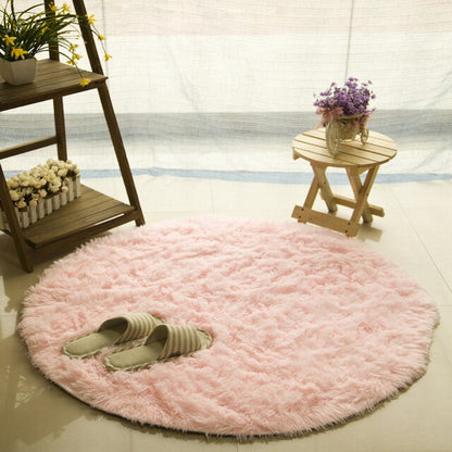 White Faux Fur Carpet for Living Room, Bedroom & Kids' Room