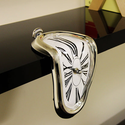 Creative Home Base Decorative Clock with Roman Numerals
