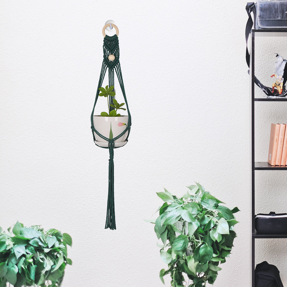 Green Hanging Basket