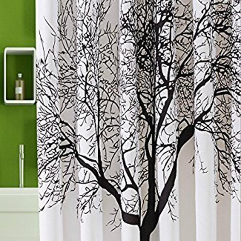 Tree Design PEVA Shower Curtain