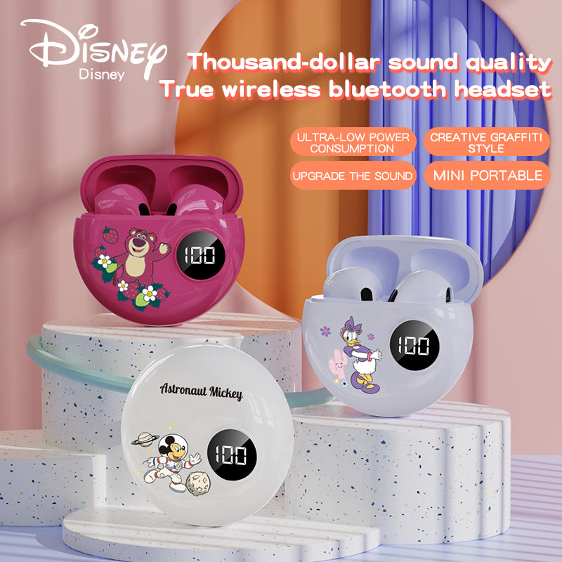 Minnie Mickey Digital Display Bluetooth Headset-Bieg's Products