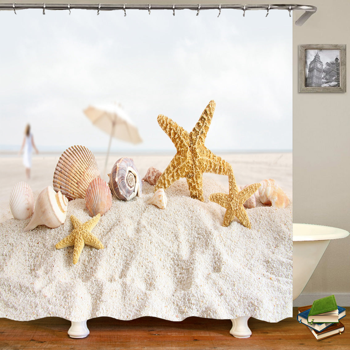 Sea World Style Shower Curtain