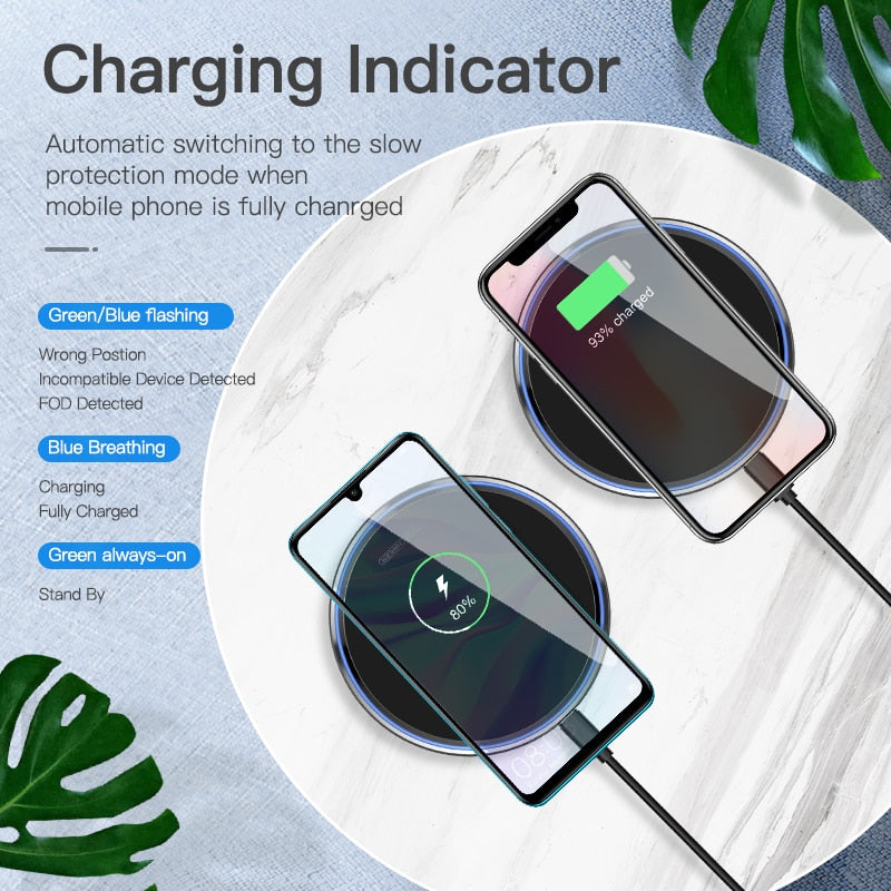 Wireless Charging Pad For iPhone & Samsung-Bieg's Products