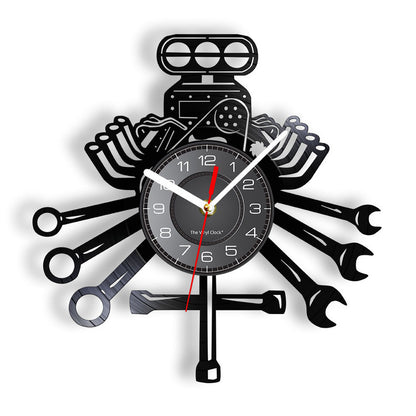 Phonograph Record Wall Clock