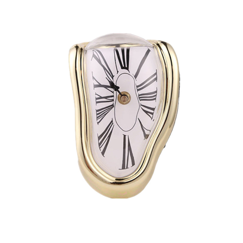 Creative Home Base Decorative Clock with Roman Numerals
