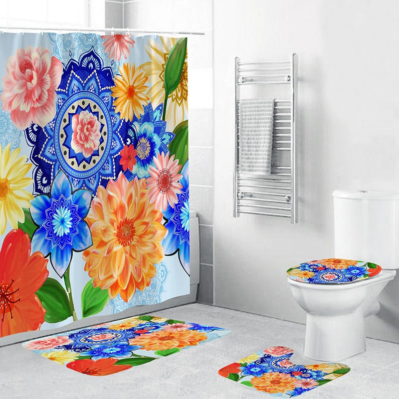 Bohemian 3D Digital Printing Shower Curtain