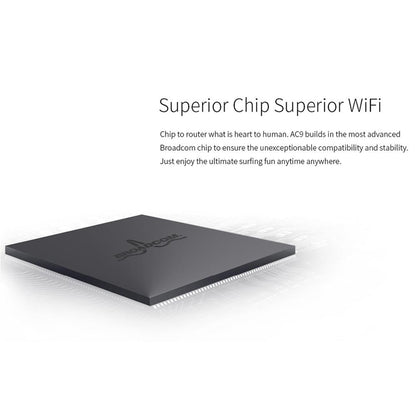 Tenda AC9 1200M Smart Dual-Band 802.11AC 2.4G/5G Gigabit-Bieg's Products