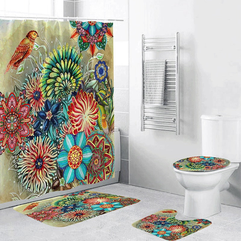 Bohemian 3D Digital Printing Shower Curtain