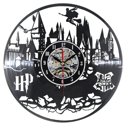 Harry Potter Vinyl Wall Clock with LED Night Light