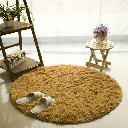 White Faux Fur Carpet for Living Room, Bedroom & Kids' Room