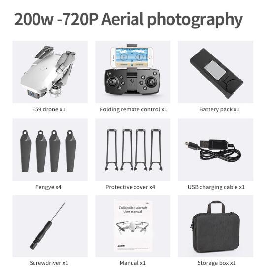 Professional Quadcopter E59 with 4K Camera-Bieg's Products