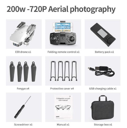 Professional Quadcopter E59 with 4K Camera-Bieg's Products