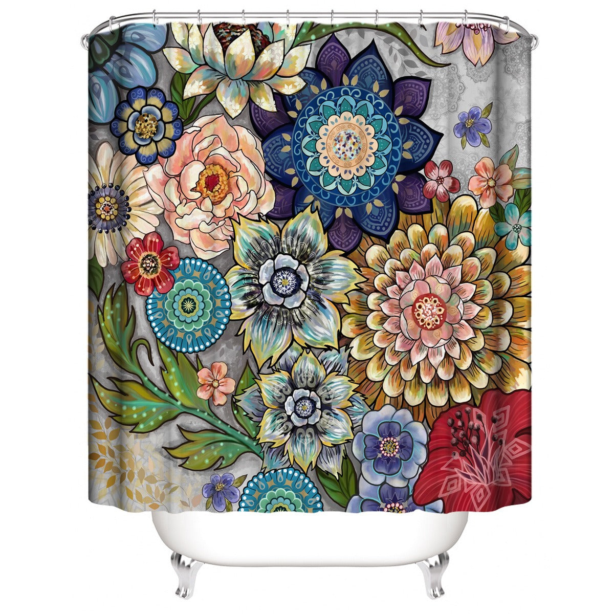 Bohemian 3D Digital Printing Shower Curtain