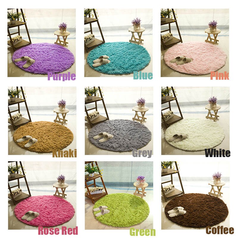 White Faux Fur Carpet for Living Room, Bedroom & Kids' Room