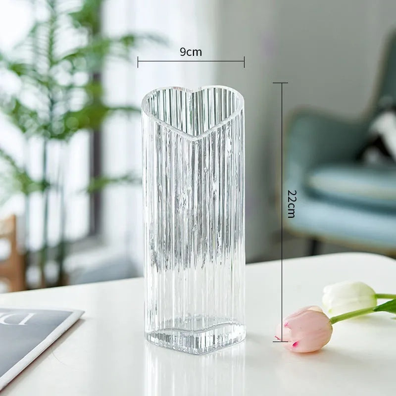 Creative Light Luxury Glass Ornaments for Living Room Decor