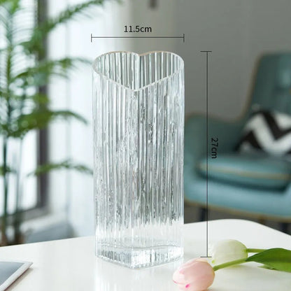 Creative Light Luxury Glass Ornaments for Living Room Decor