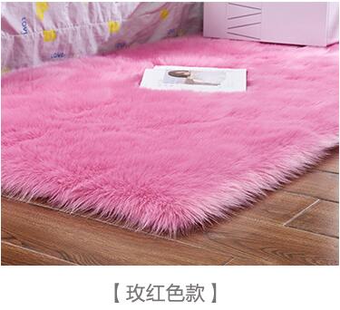 Artificial Wool Fluffy Area Rug