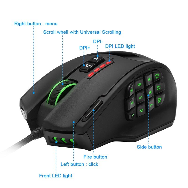 Rocketek USB Gaming Mouse-Bieg's Products