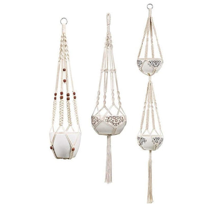 Macrame Plant Hanger Set