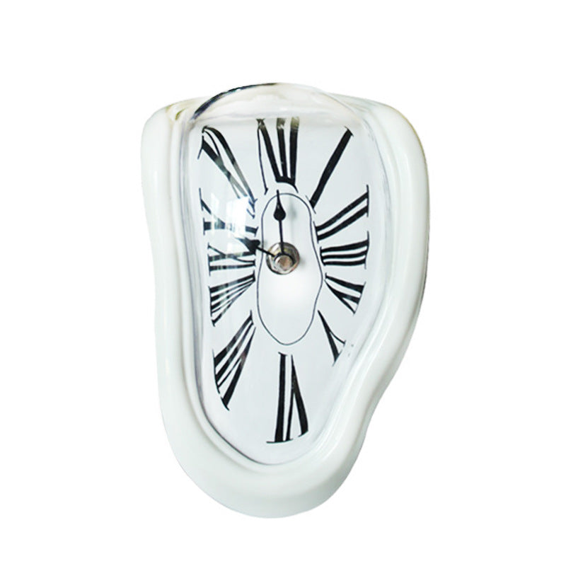 Creative Home Base Decorative Clock with Roman Numerals