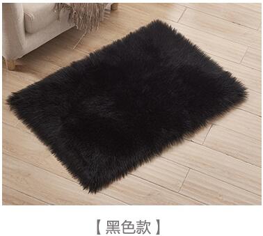 Artificial Wool Fluffy Area Rug