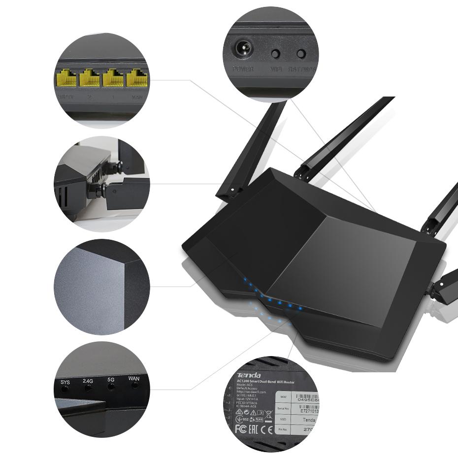 Tenda AC6 Wireless Wifi Router 1200M 11AC-Bieg's Products