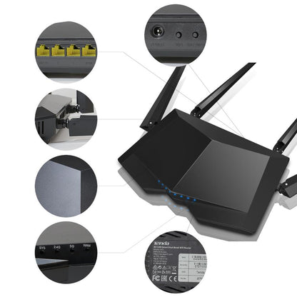 Tenda AC6 Wireless Wifi Router 1200M 11AC-Bieg's Products