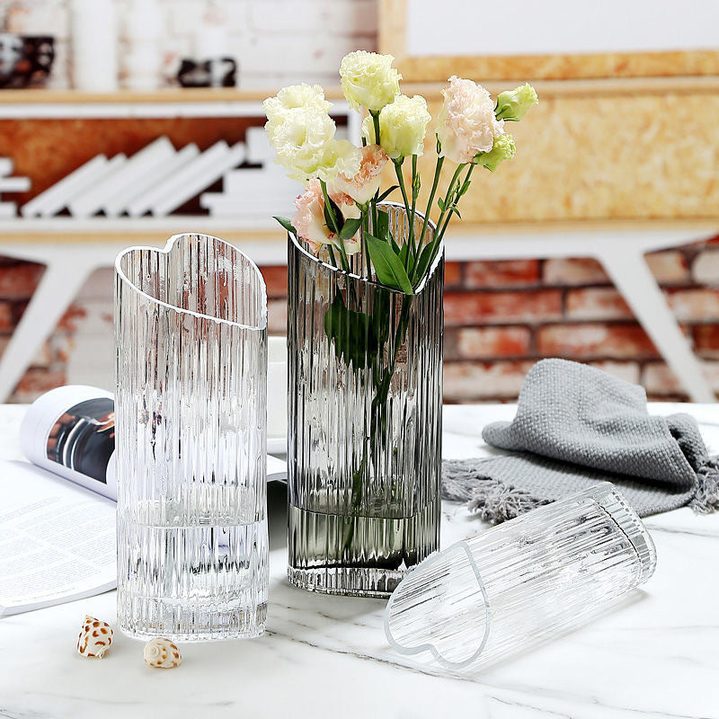 Creative Light Luxury Glass Ornaments for Living Room Decor