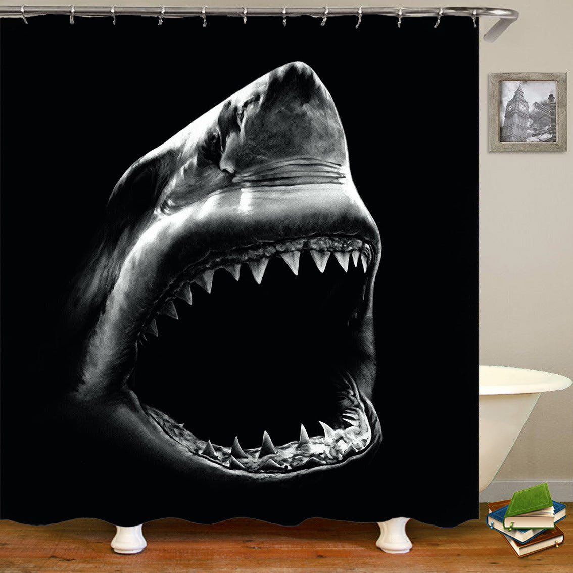 Sea World Style Shower Curtain