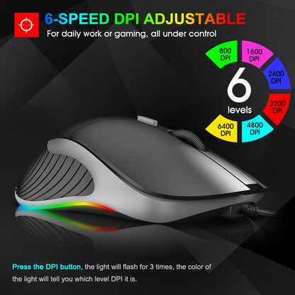 High Configuration USB Wired Gaming Mouse-Bieg's Products
