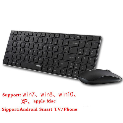 Ultra Thin Metal Optical Wireless Keyboard & Mouse-Bieg's Products