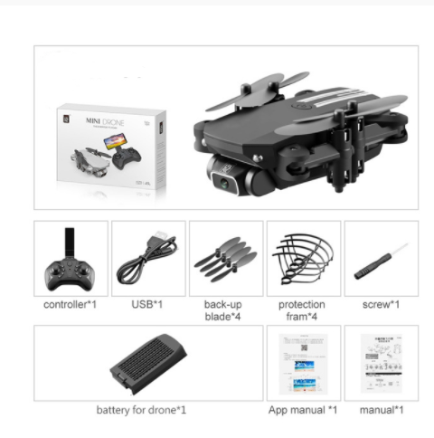 Pocket Drone 4k Quadcopter Foldable Toys for Children-Bieg's Products