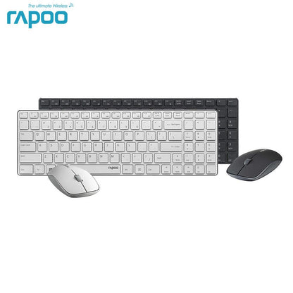 Ultra Thin Metal Optical Wireless Keyboard & Mouse-Bieg's Products