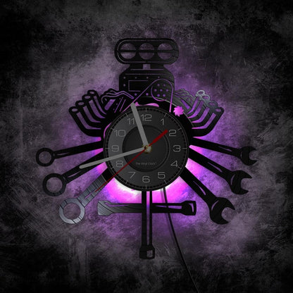 Phonograph Record Wall Clock