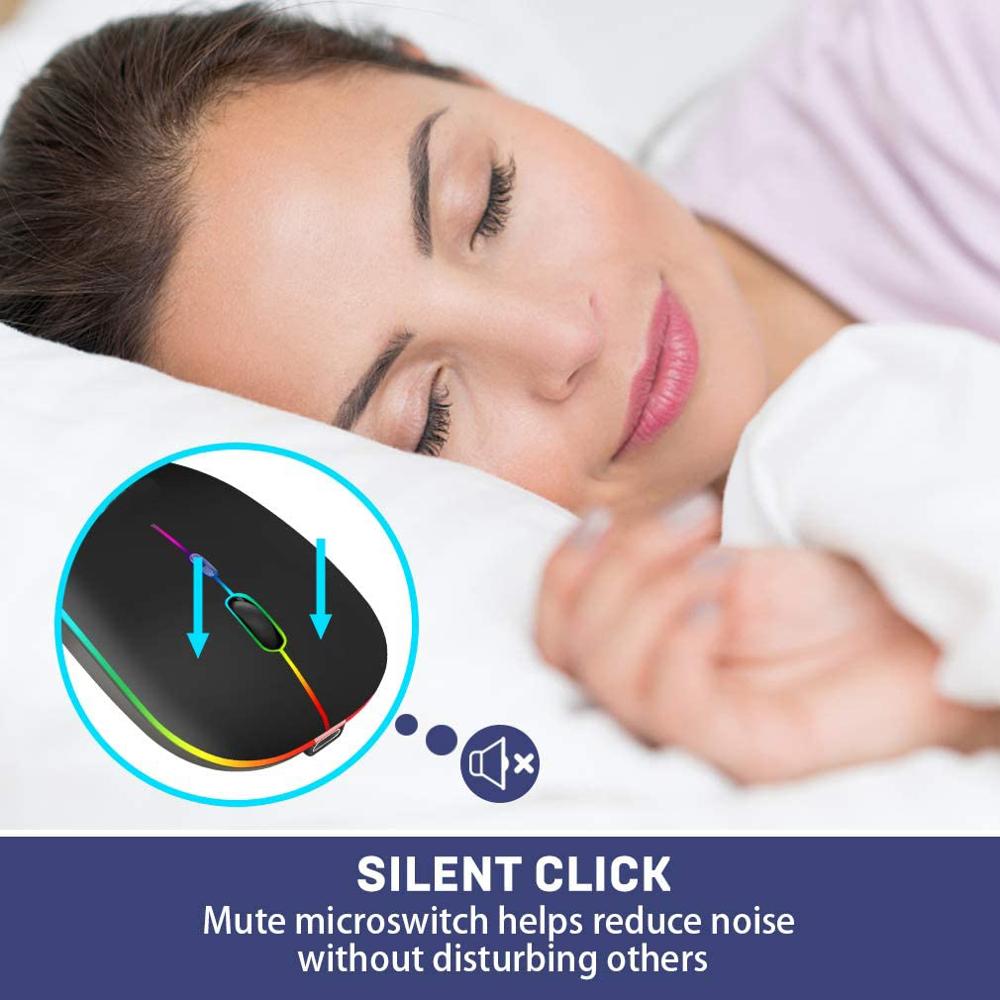 RGB Rechargeable Wireless Mouse-Bieg's Products