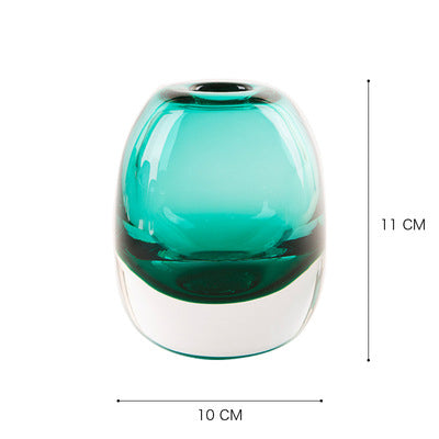 Belgian Light Luxury Glass Vase