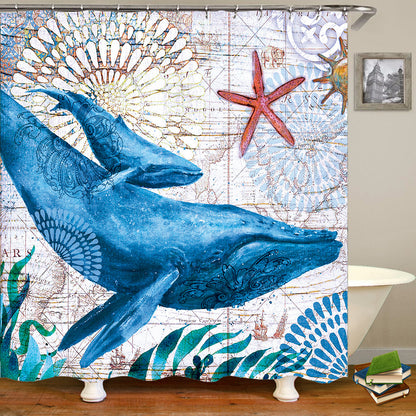 Sea World Style Shower Curtain