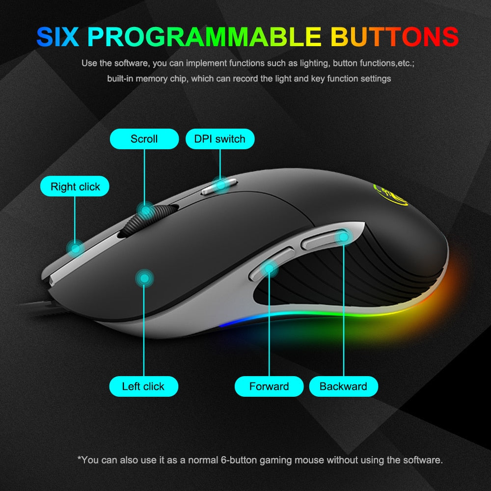 High Configuration USB Wired Gaming Mouse-Bieg's Products