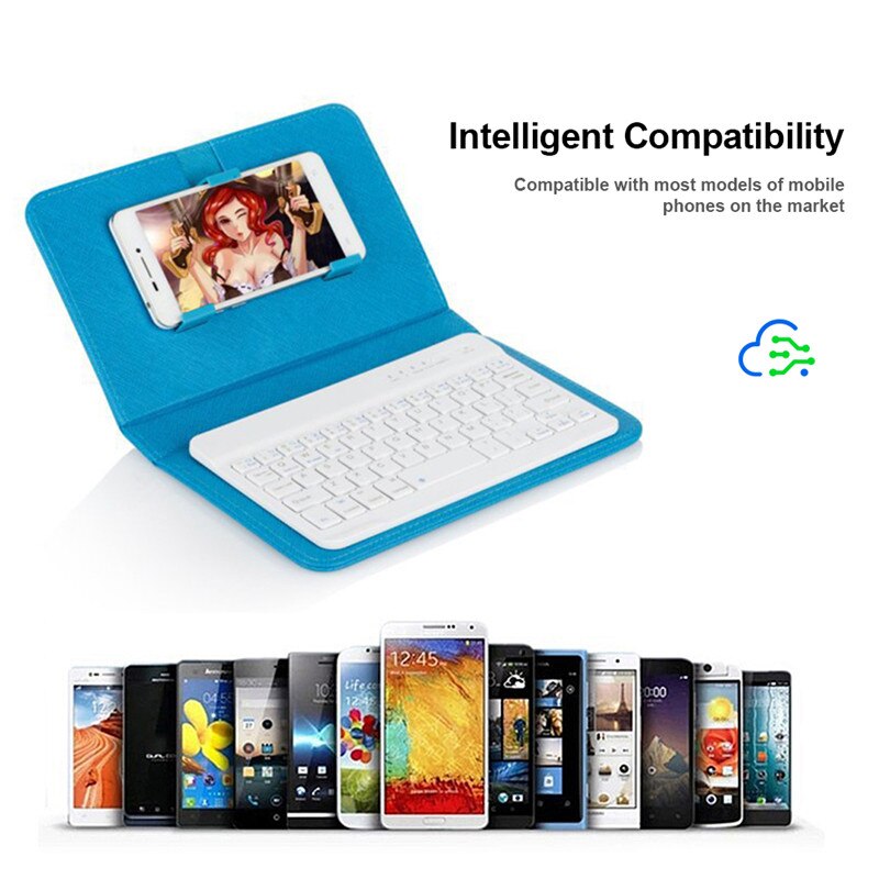 PU Leather Wireless Keyboard Case for iPhone-Bieg's Products