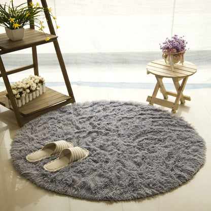 White Faux Fur Carpet for Living Room, Bedroom & Kids' Room