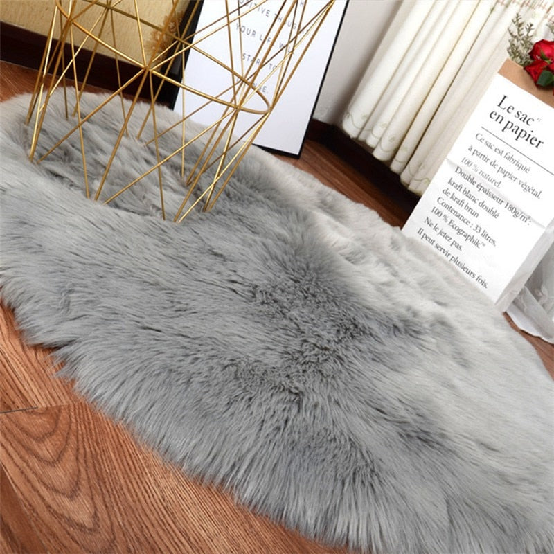 Soft Artificial Sheepskin Rug