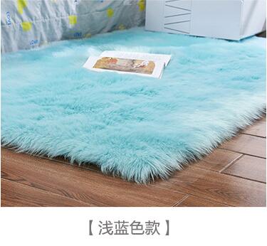 Artificial Wool Fluffy Area Rug