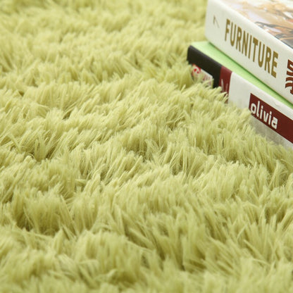 White Faux Fur Carpet for Living Room, Bedroom & Kids' Room