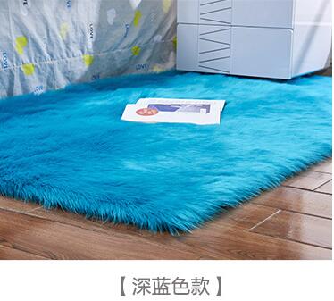 Artificial Wool Fluffy Area Rug